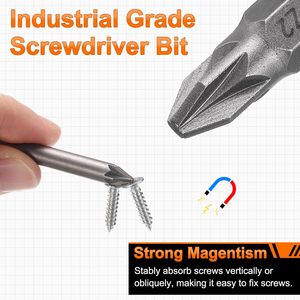Outil de réparation de précision OEM ODM avec logo personnalisé, embout de tournevis en forme de U, manche en acier, qualité DIY, chrome brillant H6.35*25mm U8 U10 - Product Image 4