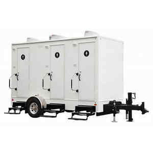Banheiro plástico do reboque luxuoso portátil móvel luxuoso do banheiro com chuveiro para eventos dos casamentos feitos do painel do sanduíche para parques - Product Image 3