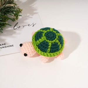 Handmade Unisex Móc Đan Rùa Mặt Dây Chuyền Dễ Thương Sáng Tạo Căng Thẳng Cứu Trợ Quà Tặng Cho Bạn Bè Gia Đình Cho Nhà Giáng Sinh - Product Image 2