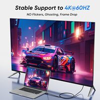 100W 10Gbps USB C 3.1 Gen 2 Câble 4K 60HZ Sortie Vidéo PD Extension de Charge Rapide pour iPhone 16 Huawei Matebook iPad Chromebook