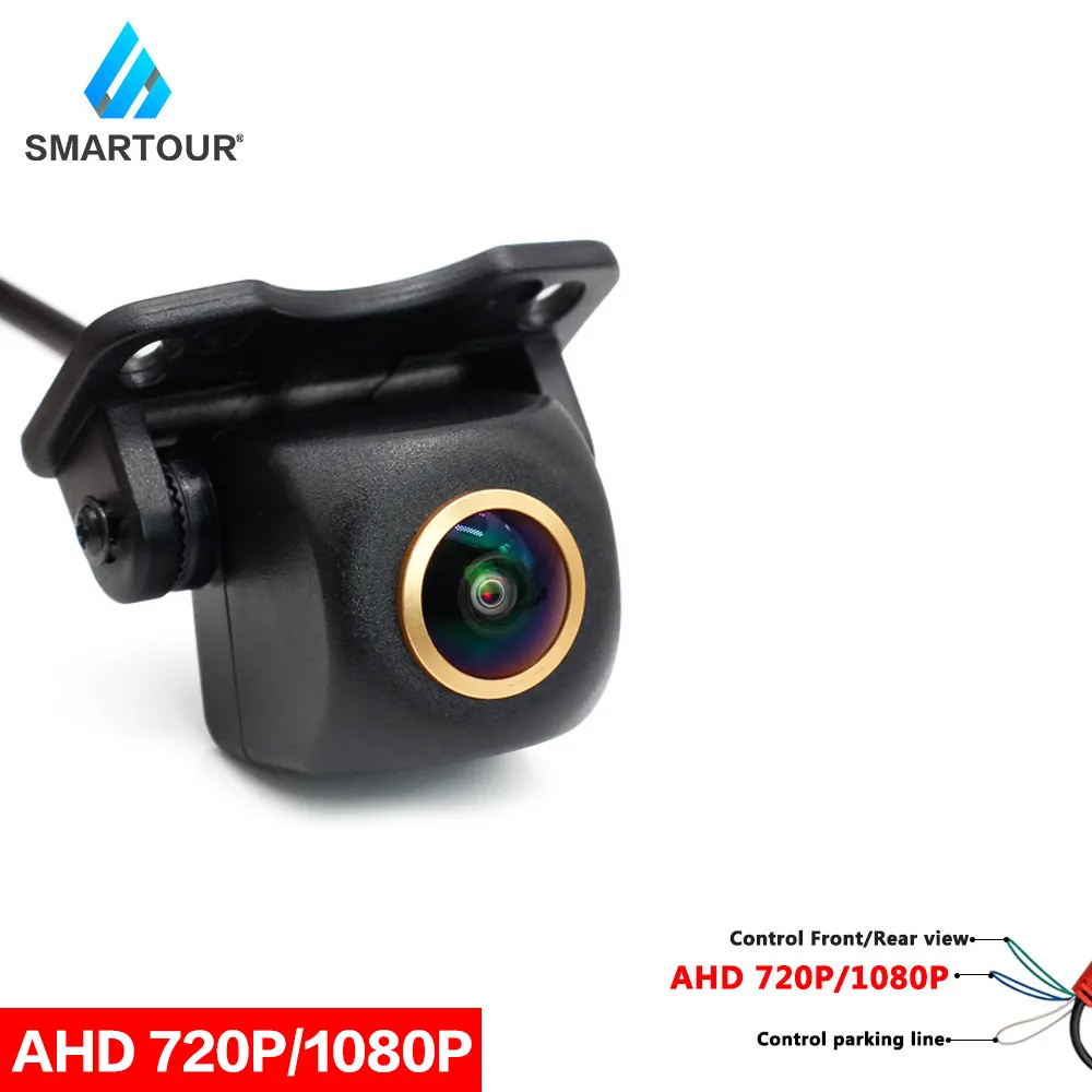 Smartour AHD720P/ 1080Pリバースカメラ180度魚眼広角レンズナイトビジョン防水IP68リバースアシスタンスカム