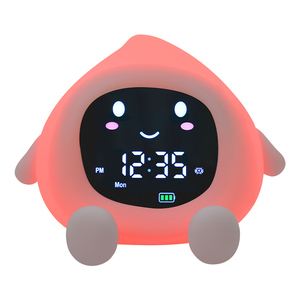 Bảng đồng hồ báo thức im lặng bàn dễ dàng đọc analog Đồng hồ báo thức wecker despertadora vuông thạch anh Đồng hồ báo thức - Product Image 4