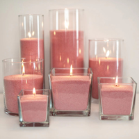 Fabrication de cire d'aromathérapie bricolage faite à la main cire de sable colorée en sac cire de perle granulaire pour les décorations de Noël et de mariage