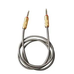 Kebaolong kabel audio otomotif, musim semi 3.5mm male-to-male recording AUX