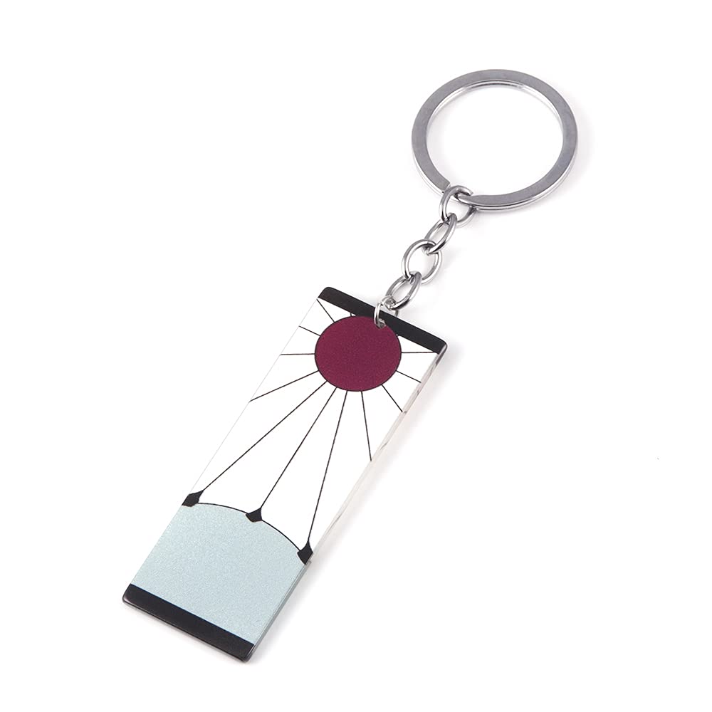 Японский аниме демон убийца: лезвие Косплей модные креативные Металлические Модные аксессуары арт брелок