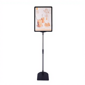 高品质a 4尺寸独立式标志架现代风格环保海报架方形 - Product Image 1