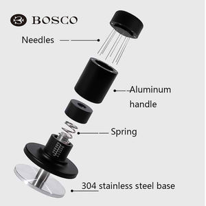 2 in 1 pressione costante manomissione 58mm Barista utensili Espresso Tamper - Product Image 5