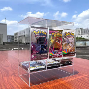 Boîtes de boosters TCG Yu-Gi-oh <span class=keywords><strong>Pokemon</strong></span> empilables modernes, écologiques et résistantes à l'eau, personnalisées, 3/6 emplacements, en acrylique - Product Image 4