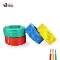BVR Câble de câblage de maison en PVC en cuivre à un noyau échoué 1.5mm-6mm AWG 2.5mm-15mm Câble électrique isolé pour fil de construction"