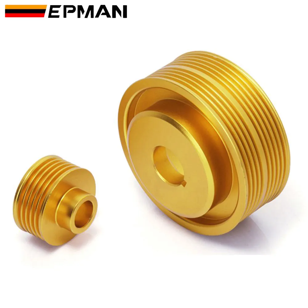 EPMAN גלגלת גלגלת משענת קל משקל זהב לסובארו WRX 2.0L EJ20 EP-PYWRX