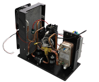 Unité de condensation micro BOYARD DC 12V 24V 48V, système d'expansion directe mini pour le refroidissement des armoires et de l'électronique
