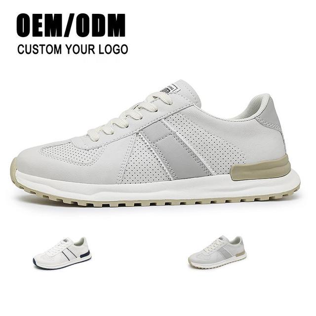 Designer Sneakers Men Custom Logo PU Upper Walking Style Shoes Trainers New Style Wholesale Men's Shoes-sports Sneaker