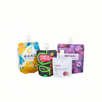 Pochettes à bec verseur écologiques, personnalisables, recyclables, résistantes à l'humidité, réutilisables et rechargeables pour le stockage de liquides (lait, salade, gelée, boisson)