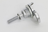 Cadenas à bouton de 10 pouces en alliage de zinc, qualité supérieure, étanche, avec caméra de compression, pour armoire