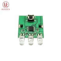 Vente chaude de piles bouton Cr2032, petites lumières LED clignotantes, mini module LED clignotant alimenté par pile