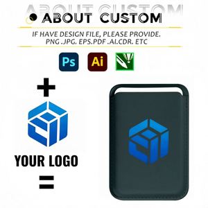 Nueva Cartera Magnética Original de Cuero PU para Teléfono Móvil, con Ranuras para Tarjetas, para iPhone, con Imán, Personalizable - Product Image 2