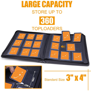 Carpeta de 9 Bolsillos con 14 Páginas Protectoras y 252 Fundas Individuales con Almacenamiento de Doble Cara - Product Image 5