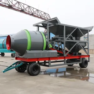 JZM750 자동 모바일 시멘트 배치 준비 혼합 콘크리트 혼합 공장 중국에서