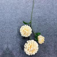Bunga Peony Sutra Buatan Grosir 3 Kepala untuk Dekorasi Natal, Wisuda, Hari Valentine, Tahun Baru, dan Pernikahan