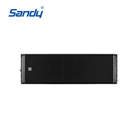 Système de sonorisation professionnel de scène, haut-parleur actif à large bande 3 voies, double 12 pouces, 50A, haute puissance, HDL, pour extérieur, type Line Array