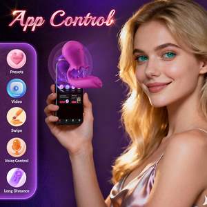 ऐप यौन स्विंग रोटेशन फिंगर वाइब्रेटर एयर पल्स फट क्लिटोरल उत्तेजक टेंटेकल ऑक्टोपस महिलाओं के लिए वाइब्रेटर - Product Image 2