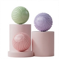 Ballon de massage fascia modèle D pour pieds, yoga, relaxation musculaire, hérisson magnétique, cacahuète, soutien de la voûte plantaire, santé et fitness corporel