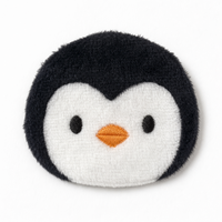 Patchs en peluche personnalisés avec visage d'animal de dessin animé, tissu doux et duveteux, détails brodés, décoration pour vêtements et sacs, motif animal personnalisé