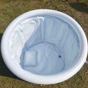 Baignoire à glace pliable, bain froid <span class=keywords><strong>gonflable</strong></span> pour le soulagement musculaire du corps entier, <span class=keywords><strong>spa</strong></span> froid, grande capacité 80 cm x 75 cm pour 1 adulte - Product Image 4