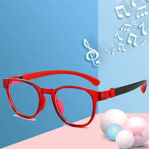 子供用フレキシブル子供用グリーンフレームブルーライトブロッキングメガネ卸売中国 - Product Image 2