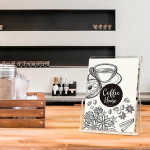 Linh hoạt Acrylic <span class=keywords><strong>Countertop</strong></span> Organizer PMMA Văn Học hiển thị giá Flyer Brochure tập sách tập sách Tạp Chí đơn chủ - Product Image 4