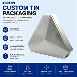 Gran vacío Irregular triángulo en forma <span class=keywords><strong>de</strong></span> lata <span class=keywords><strong>de</strong></span> Metal hermético galleta té tarro <span class=keywords><strong>de</strong></span> galletas con cubierta curva para alimentos <span class=keywords><strong>dulces</strong></span> Almacenamiento <span class=keywords><strong>de</strong></span> té - Product Image 1