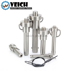 Tất cả các thép không gỉ nhanh chóng khóa pin D Ring nhanh chóng phát hành push button bóng Khóa Pin detent Carbon thép Metric Hệ thống đo lường - Product Image 1