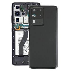 Coques arrière de téléphone portable pour Samsung Galaxy S20 Ultra Coque arrière de batterie avec cache-objectif de caméra - Product Image 1