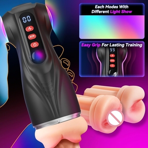 Expédition rapide depuis l'entrepôt américain, pompe à pénis à 3 manchons, 9 fonctions de succion et 9 fonctions de vibration, contrôle par application - Product Image 5