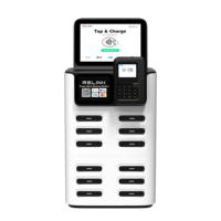 Kiosco de Alquiler de Bancos de Energía Inteligentes de 12 Ranuras con Sistema de Venta POS - Estación de Carga Compartida Comercial para Áreas Públicas de Alto Tráfico