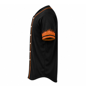 Maillot de baseball de haute qualité avec impression numérique personnalisée, service OEM, nom d'équipe, maillot de baseball de qualité supérieure, dernier design, maillots de sport - Product Image 3