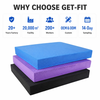 Tapis d'équilibre en mousse, tapis de yoga, tapis d'exercice, protège-genoux, équipement d'entraînement