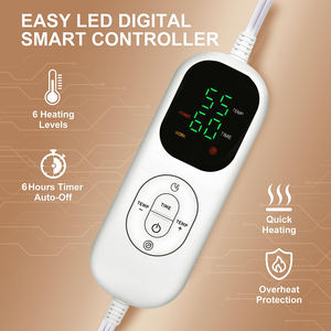 Cobertor Elétrico de Luxo em Pelúcia Sintética para o Inverno, Certificado CE RoHS PSE, Tamanho Queen e King, Cobertor Aquecido Seguro para Cama - Product Image 3