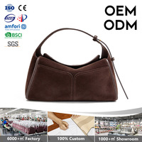 Sacs en cuir suédé de luxe sur mesure en gros d'usine, sac à main tendance pour femme, nouveau sac à bandoulière de créateur pour femme