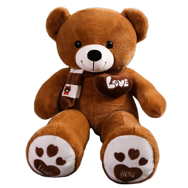 2022 Tan Pluche Teddybeer Speelgoed 80Cm 100Cm 120Cm 160Cm 180Cm 200Cm Grote Teddy bear Giant Beer Speelgoed