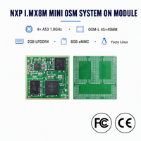 Passerelle Domotique Intelligente 4 cœurs A53 MIPI DSI CSI 1080p LPDDR4 EMMC Gigabit Yocto Linux Android N.XP I.MX8M Mini Système sur Module