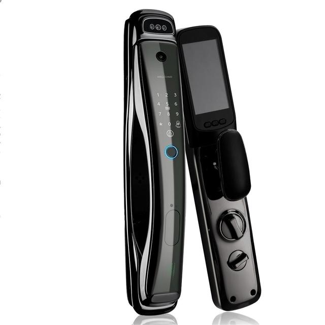 WiFi Smart Door Lock 3D Face Recognition 1MP Camera Infrared Night Vision Wake-up Fingerprint IC Card Password Unlock