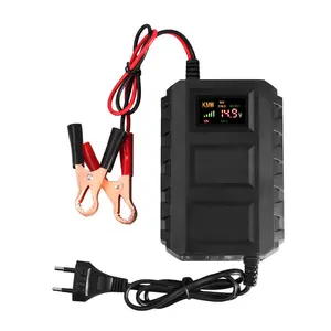 12V 10A car battery charger Intelligent smart KC-20A sealed lead acid battery charger For cars portable