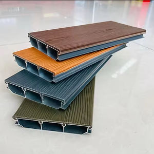 Revêtement mural extérieur moderne en WPC, imperméable, anti-UV, écologique, à système de clic, bord carré, pour maison, villa, jardin, parc - Product Image 4