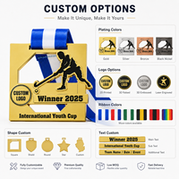Médaille personnalisée avec ruban, récompense sportive en métal pour tournoi, course, compétition, événement, championnat jeunesse