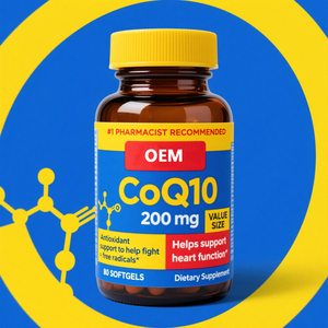 קפסולות רכות של קואנזים <span class=keywords><strong>Q10</strong></span> תוסף תזונה 80 יחידות 2 ליום תומך בבריאות הלב ואנרגיה אספקה ישירה מהמפעל - Product Image 4