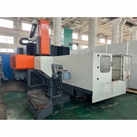 Centre d'usinage CNC à portique fixe d'occasion équipé du système FANUC, grande fraiseuse CNC à charge lourde