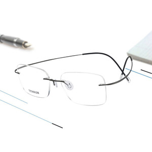 Kính mắt khung titan siêu nhẹ, kính mắt nam không gọng titan, thiết kế mới chất lượng cao năm 2021 dành cho nam - Product Image 2