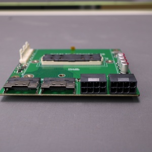 คุณภาพสูง DDR4 บอร์ด PCB SQSXM2-V1 SXM2-8654 PCIe X16 P100 V100 SXM2 อินเทอร์เฟซ 300W 8PINx2 4PIN พัดลมเซ็นเซอร์วัดอุณหภูมิ - Product Image 6