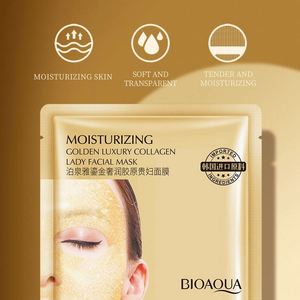 Mascarilla Facial <span class=keywords><strong>BIOAQUA</strong></span>, el Mejor Producto Nuevo, Colágeno con Oro 24k, Cuidado Facial para Mujeres, 28g*4 Unidades, Mascarilla Facial Hidratante con Colágeno - Product Image 2